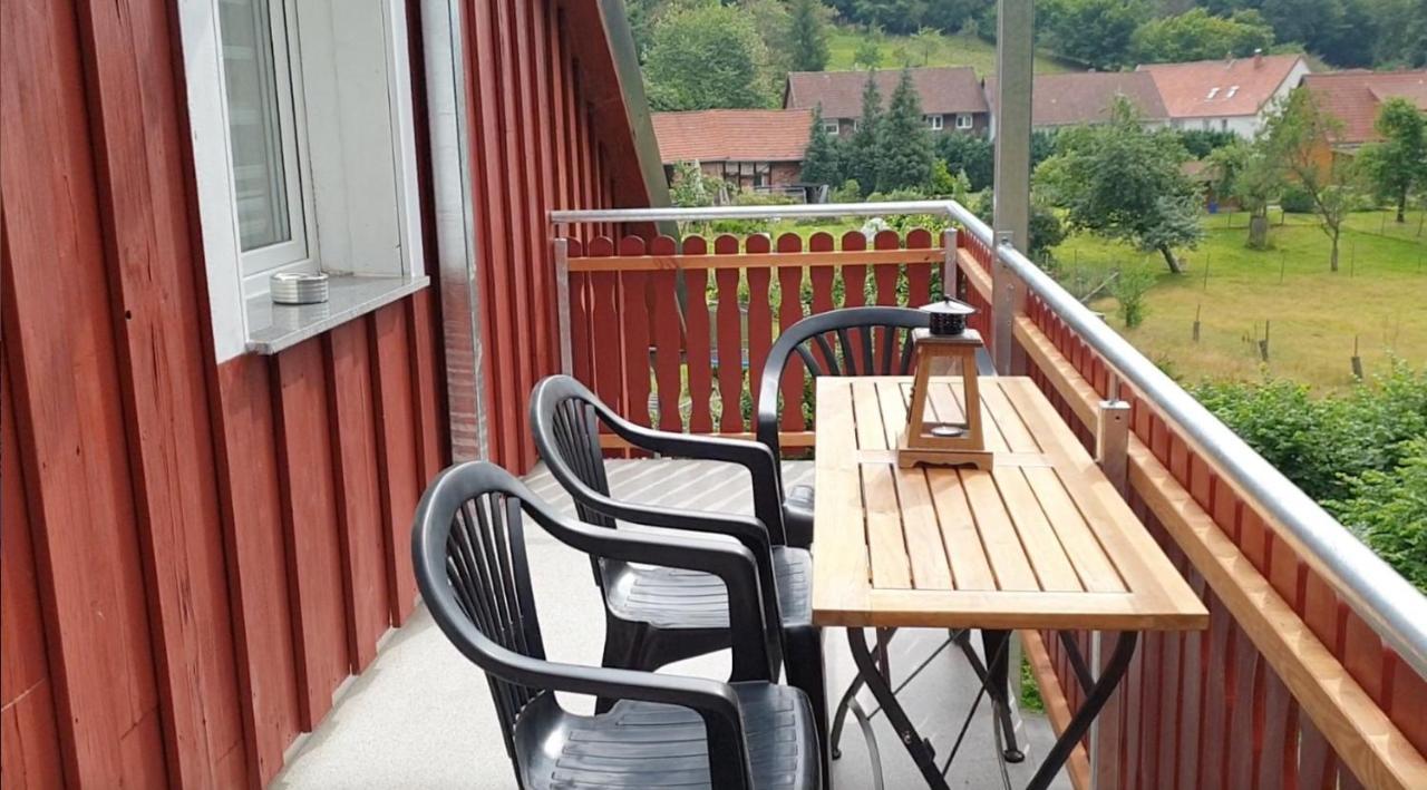 Fewo Mit Balkon Direkt Am Wald Und Wanderweg Ruhe Pur 2 Og Bad Sachsa Esterno foto
